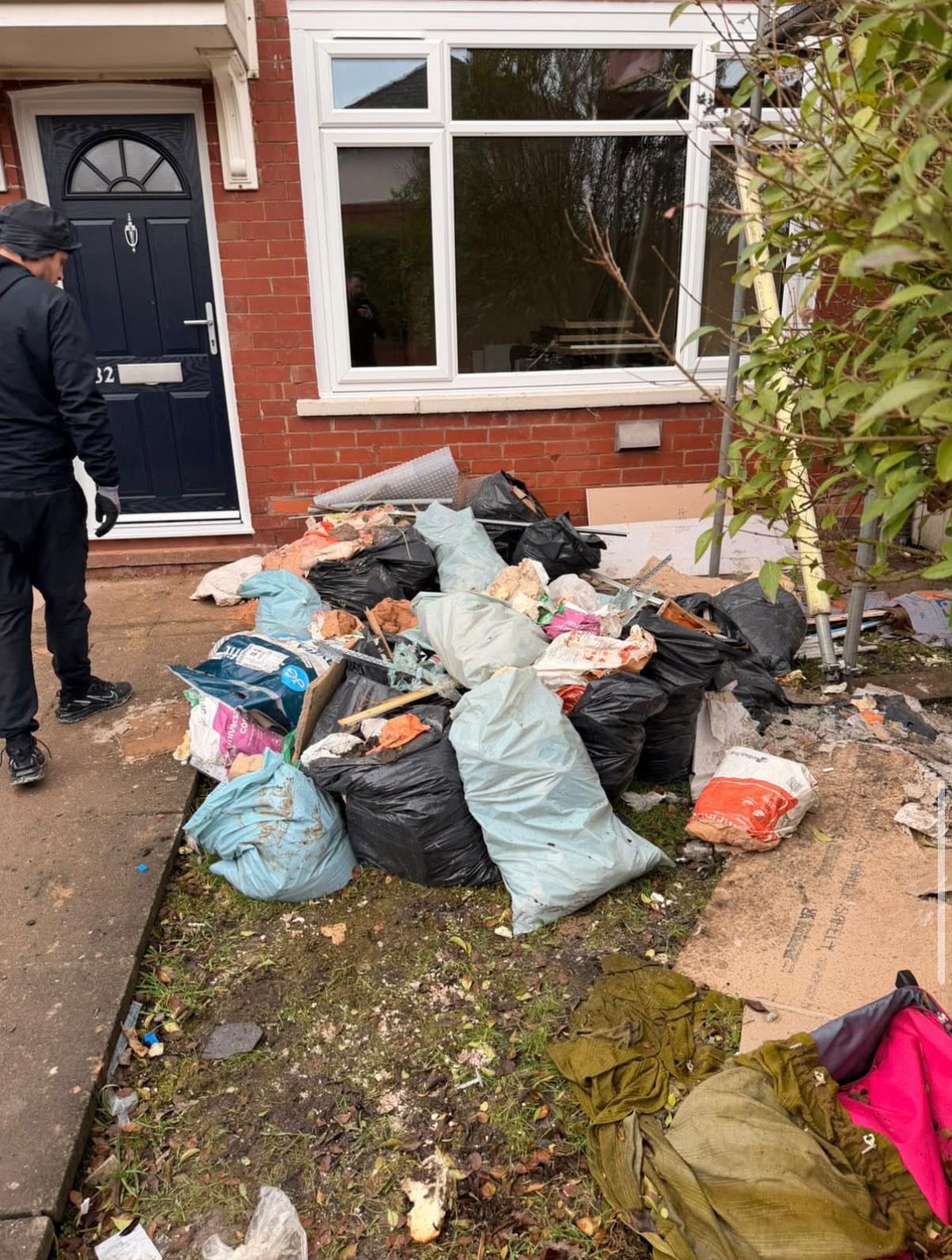 Before - Front garden clearance - Salford