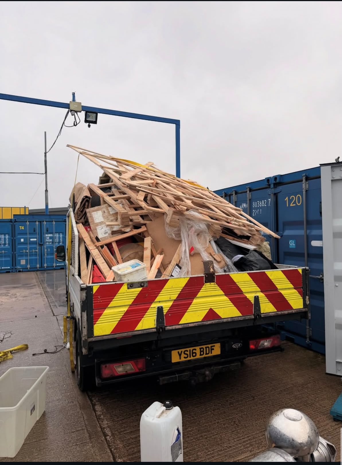 Waste Removals Manchester truck loaded and ready